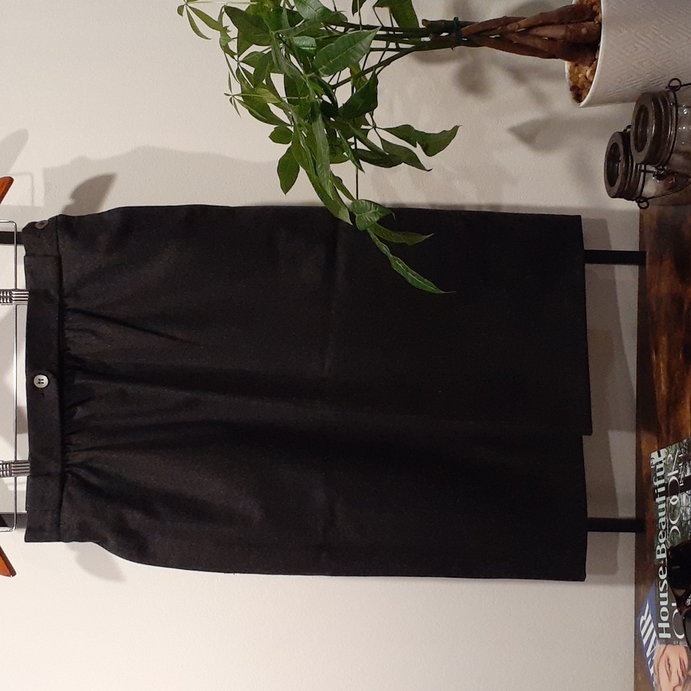 VINTAGE ARMANI Fully Lined Cashmere and Wool Pencil Skirt